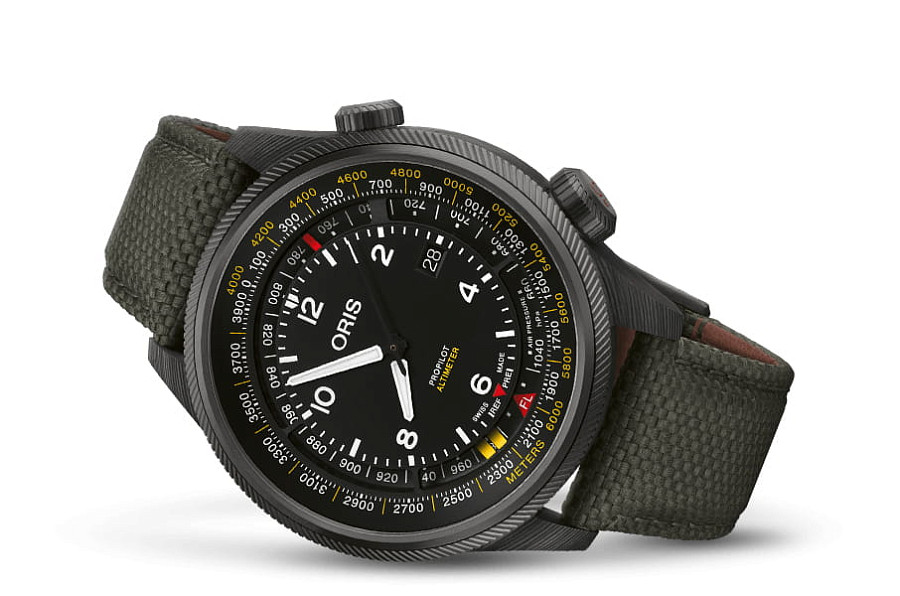 Часы Oris Propilot Altimer 01 793 7775 8764-Set — механические, титан