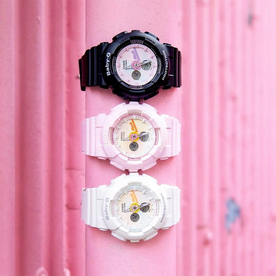 Часы Casio Baby-G BA-120T-7A — Япония, кварцевые