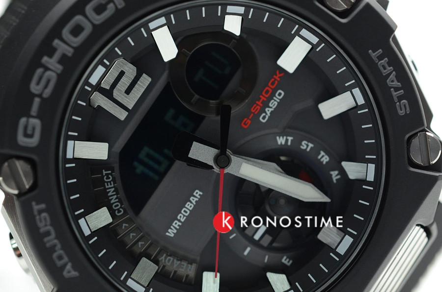 Часы Casio G-Shock GST-B300-1A — сталь карбон, Япония