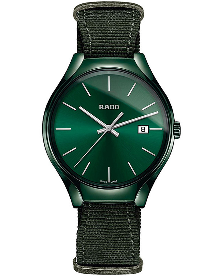 Часы Rado True R27233316 — мужские, зеленый