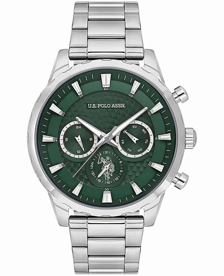 Часы U.S. Polo Assn. Crossing USPA1055B-03 — мужские, зеленый