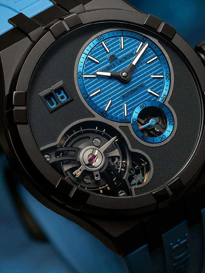 Часы Maurice Lacroix Aikon Master Grand Date AI6118-DLB0J-430-H — сталь металл, Швейцария