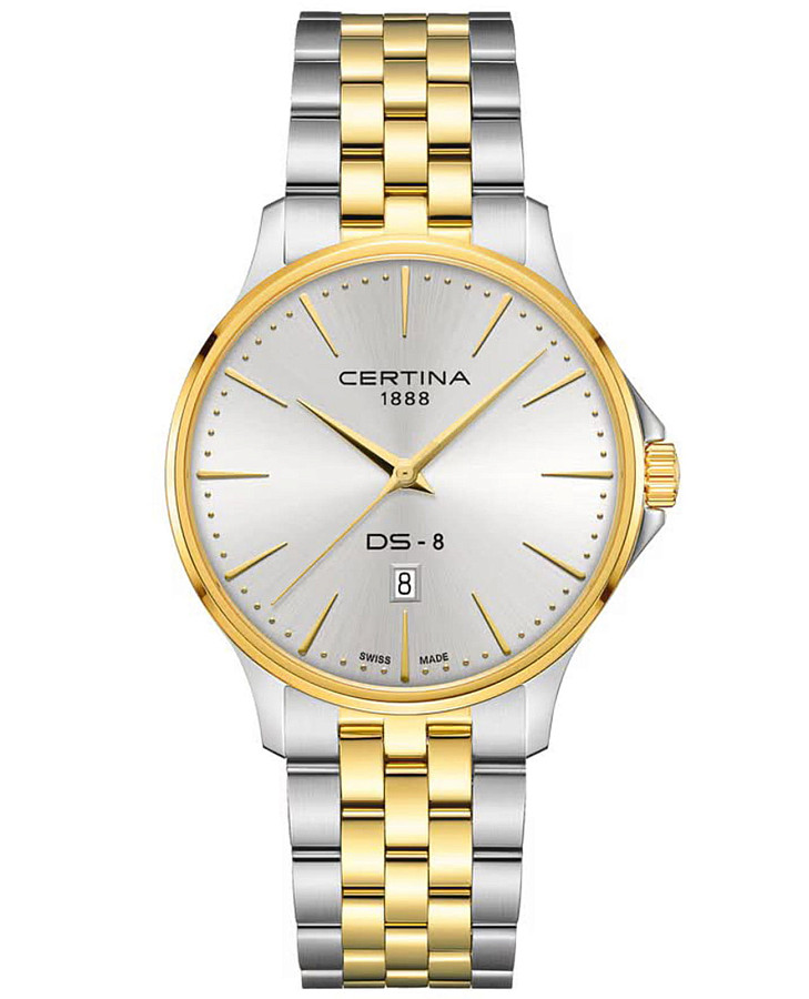 Часы Certina DS-8 Gent C045.410.22.031.00 — мужские, серебристый