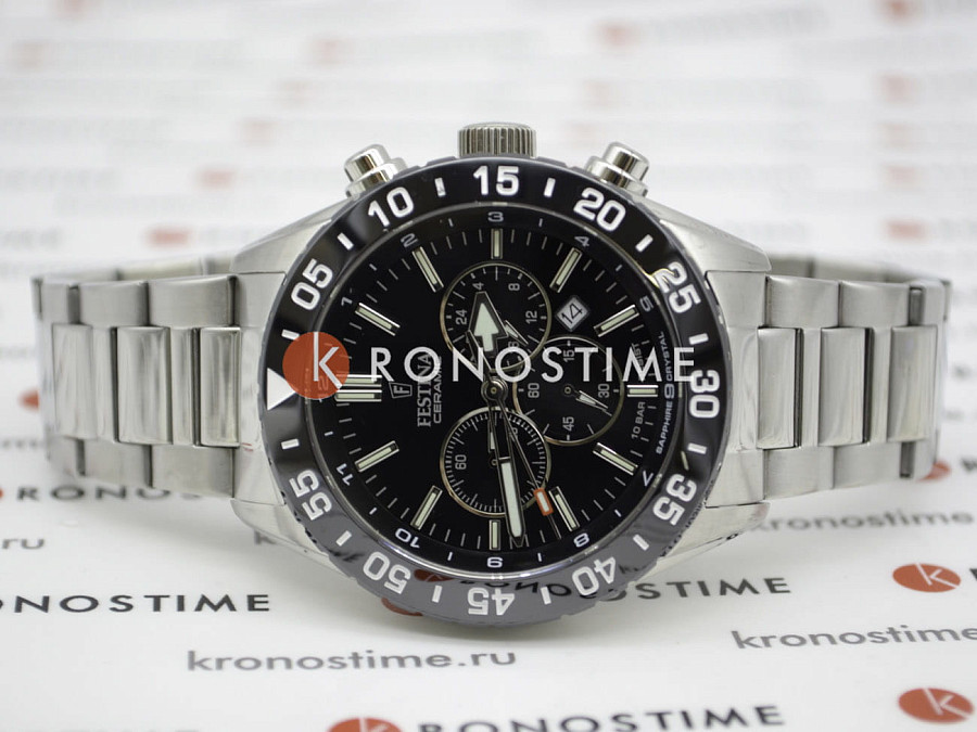 Часы Festina Ceramic F20575/3 — сталь металл, Испания