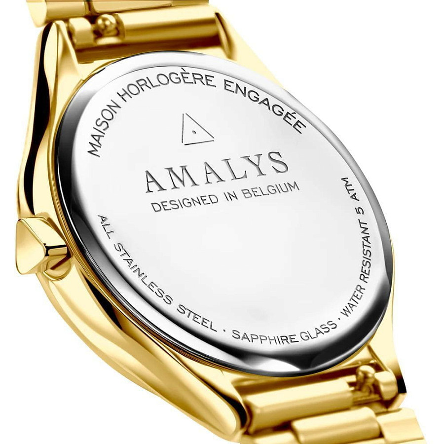 Часы Amalys Olympe AMW-161 — нержавеющая сталь с pvd-покрытием, женские