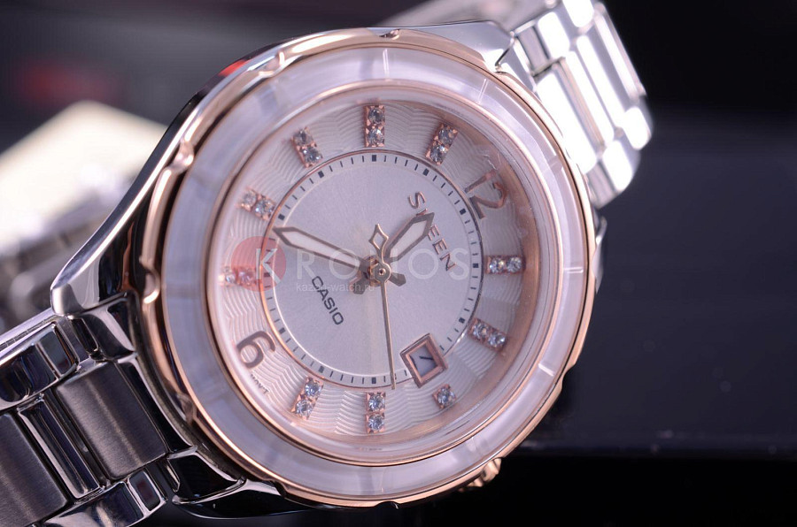 Часы Casio Sheen SHE-4045SG-7A — металл сталь, Япония