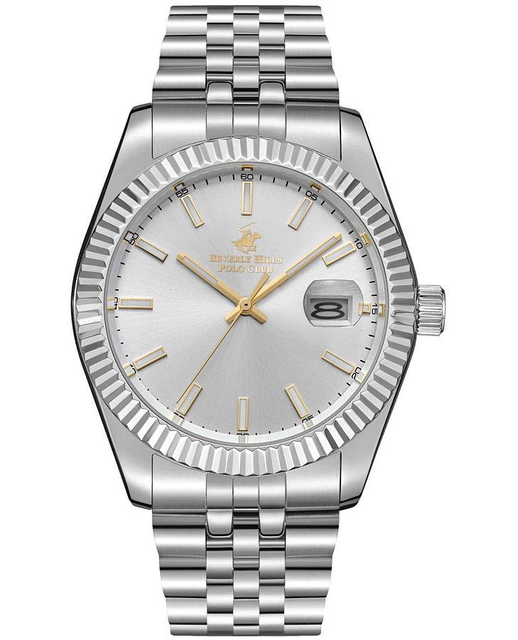 Часы Beverly Hills Polo Club BP3018X.331 — мужские, серебристый