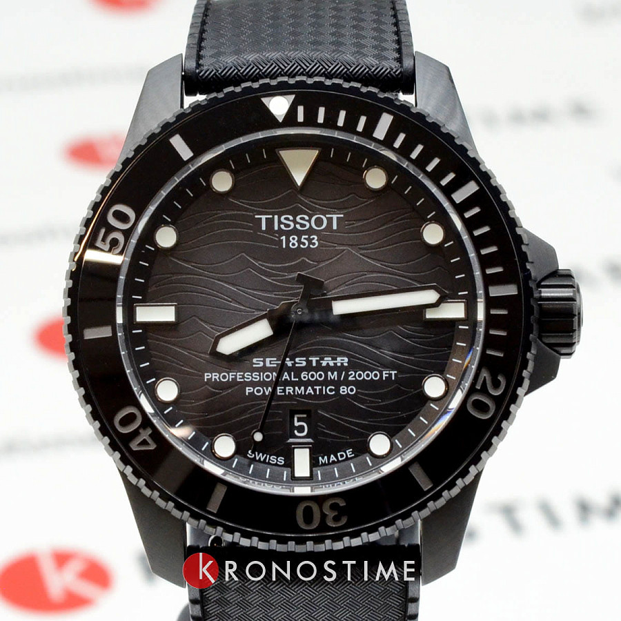 Часы Tissot Seastar 2000 44 mm T120.907.37.051.00 — Швейцария, механические