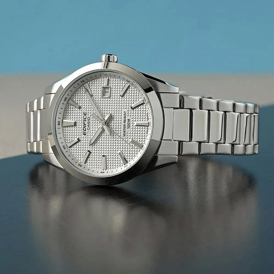 Часы Casio Edifice EFV-160D-7A — кварцевые, сталь металл
