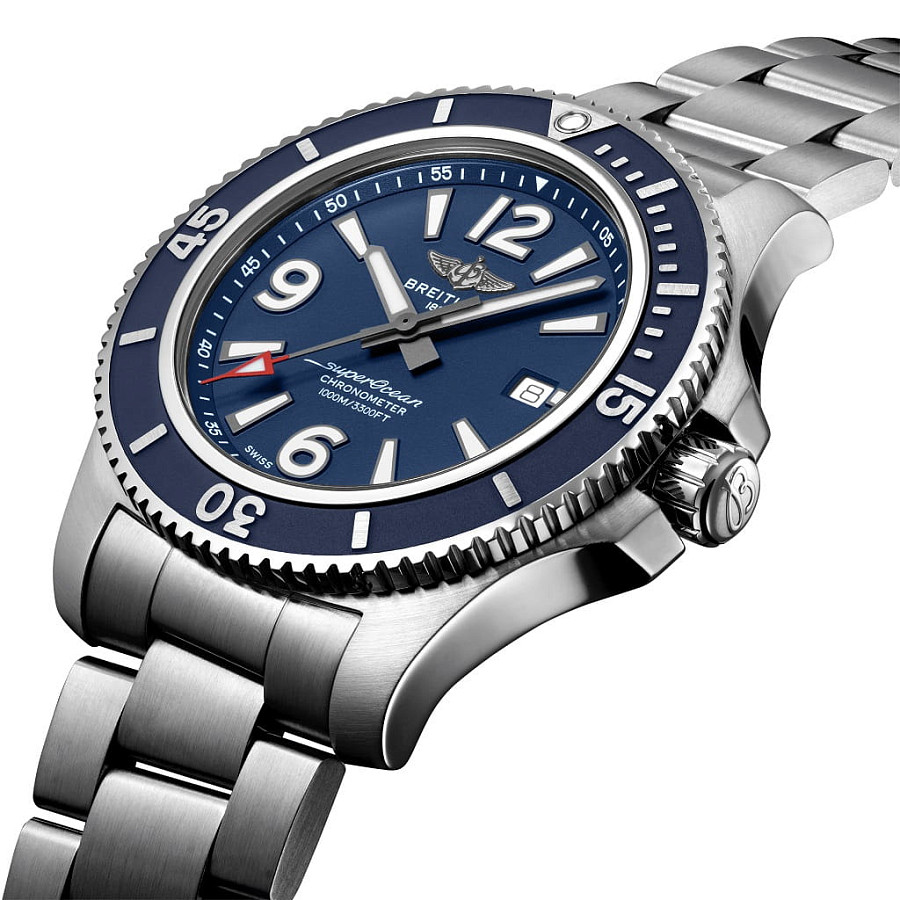 Часы Breitling Superocean Automatic 44 A17367D81C1A1 — механические, сталь металл