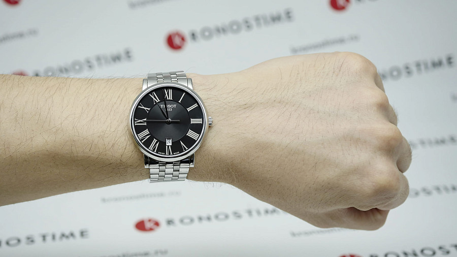 Часы Tissot Carson Premium T122.410.11.053.00 — кварцевые, Швейцария, мужские