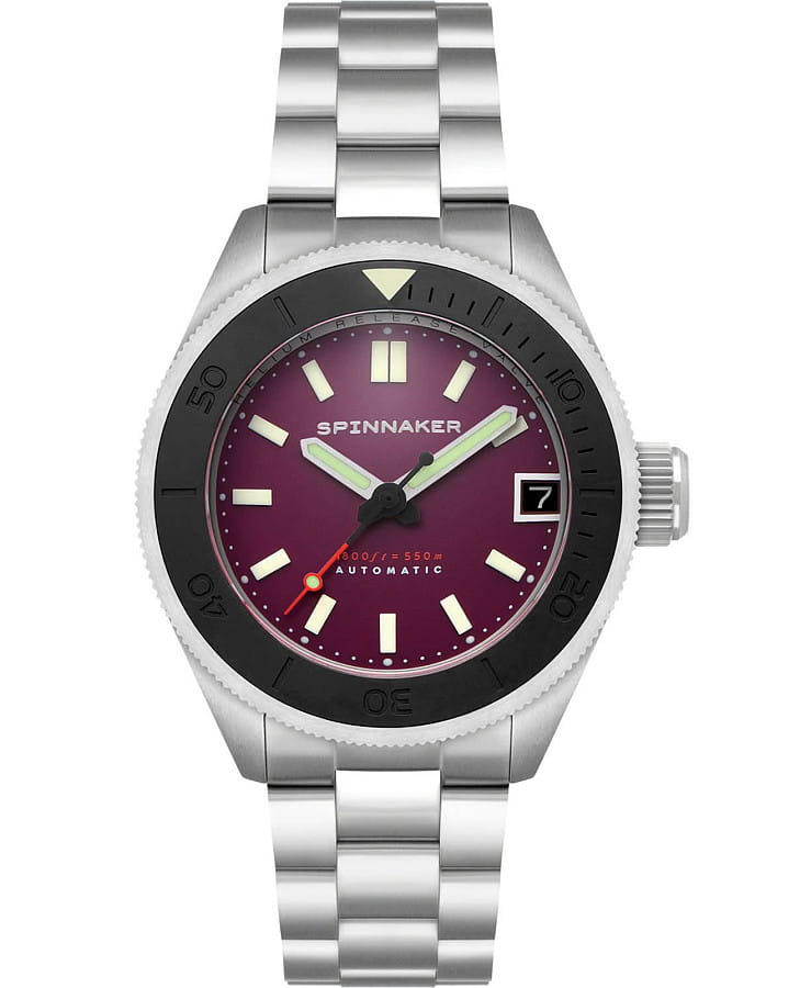 Часы Spinnaker Piccard SP-5098-66 — мужские, фиолетовый