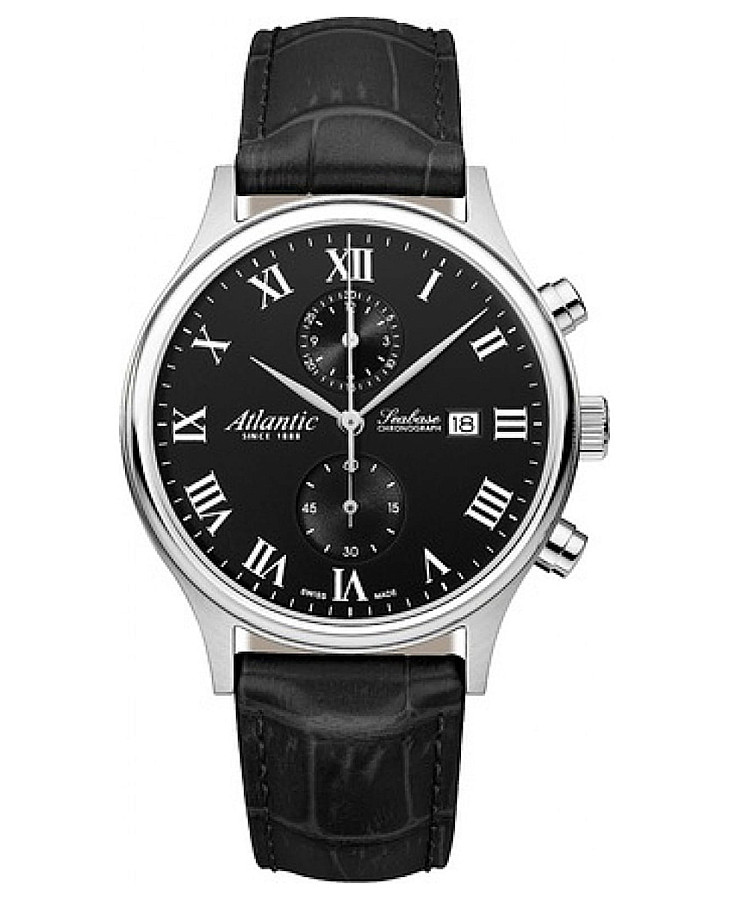 Часы Atlantic Seabase 64452.41.68 — мужские, черный