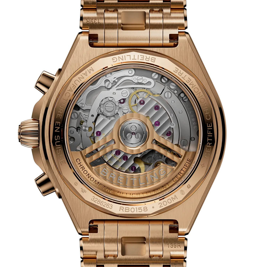 Часы Breitling Chronomat B01 Chronograph 42 mm RB0158101Q1R1 — 18-каратное красное золото, мужские