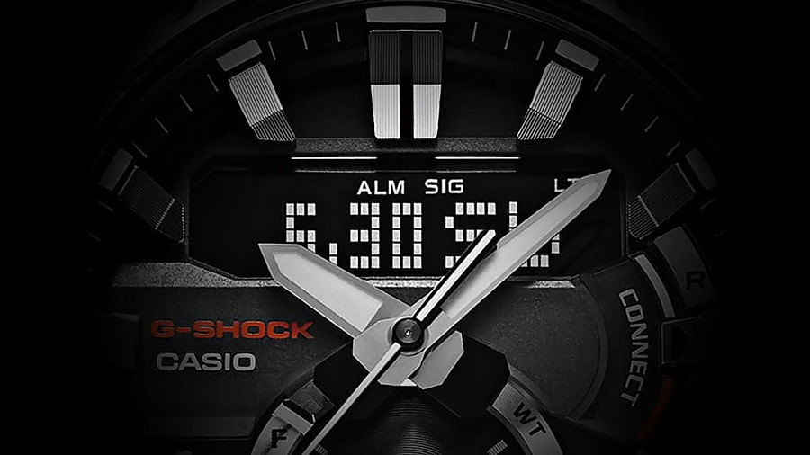Часы Casio G-Shock GST-B200D-1A — мужские, нержавеющая сталь