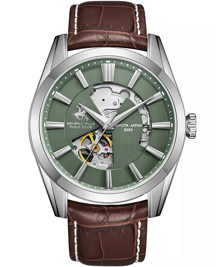 Часы Beverly Hills Polo Club BP3662X.374 — мужские, зеленый