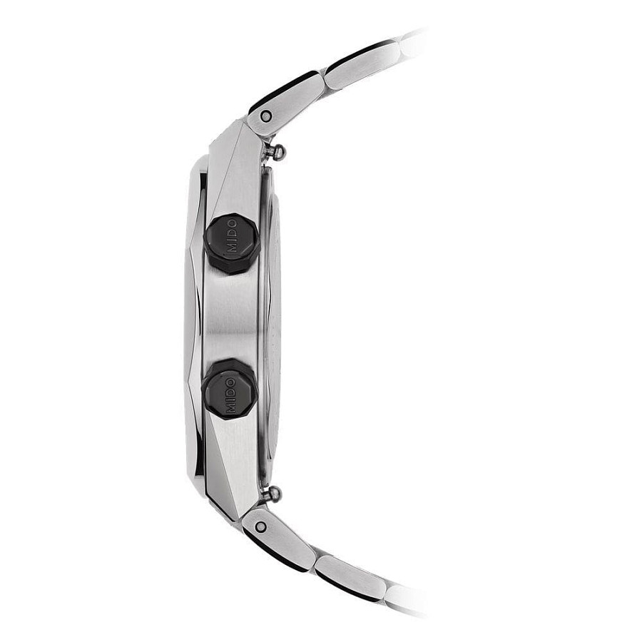 Часы Mido Multifort 8 Two Crowns M047.507.11.051.00 — механические, Швейцария, мужские