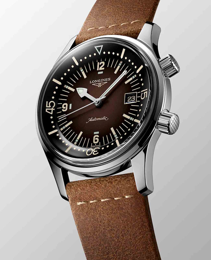 Часы Longines Legend Diver Watch L3.774.4.60.2 — металл сталь, Швейцария