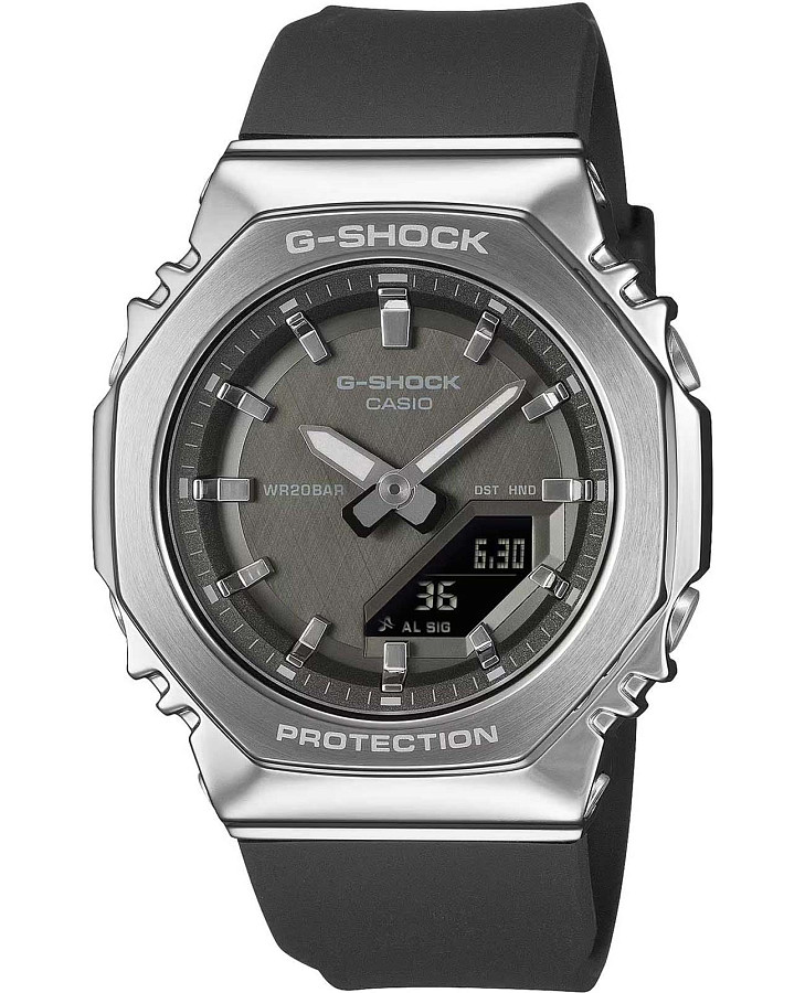 Часы Casio G-Shock S-series GM-S2110-1A1 — мужские, серый