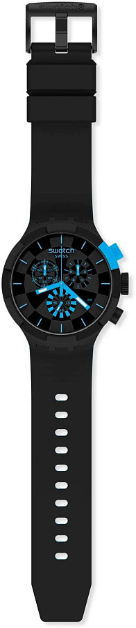Часы Swatch Big Bold Chrono SB02B401 — силикон, мужские