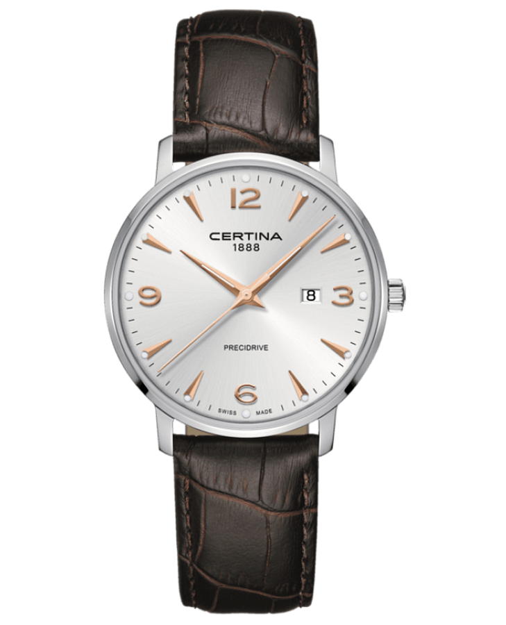 Часы Certina DS Caimano C035.410.16.037.01 — мужские, серебристый