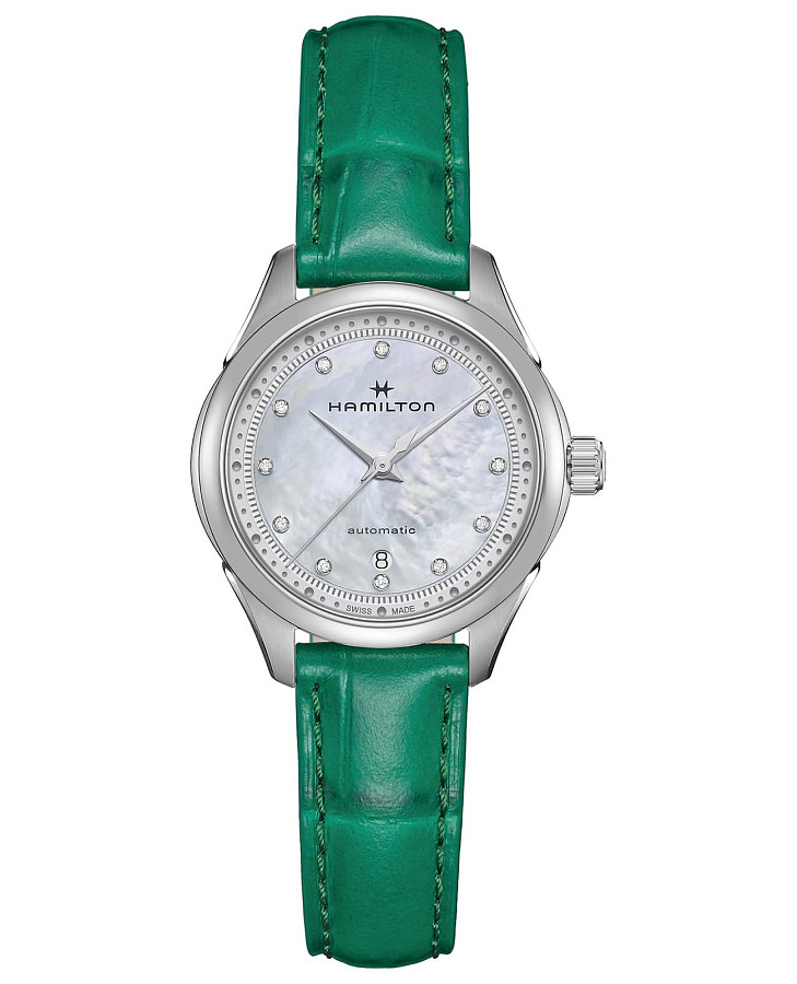 Часы Hamilton Jazzmaster Lady Auto H32275890 — женские, перламутровый