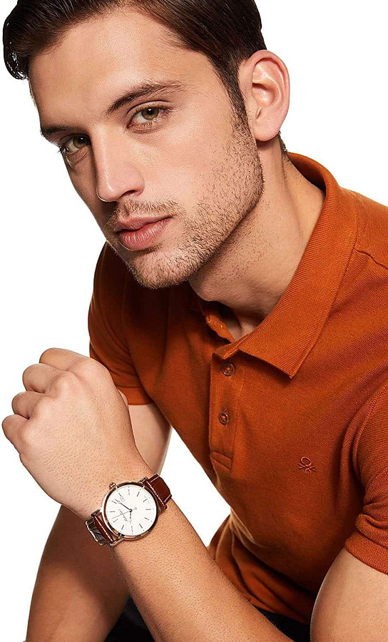 Часы Mathey-Tissot City Leather HB611251PI — кварцевые, сталь металл
