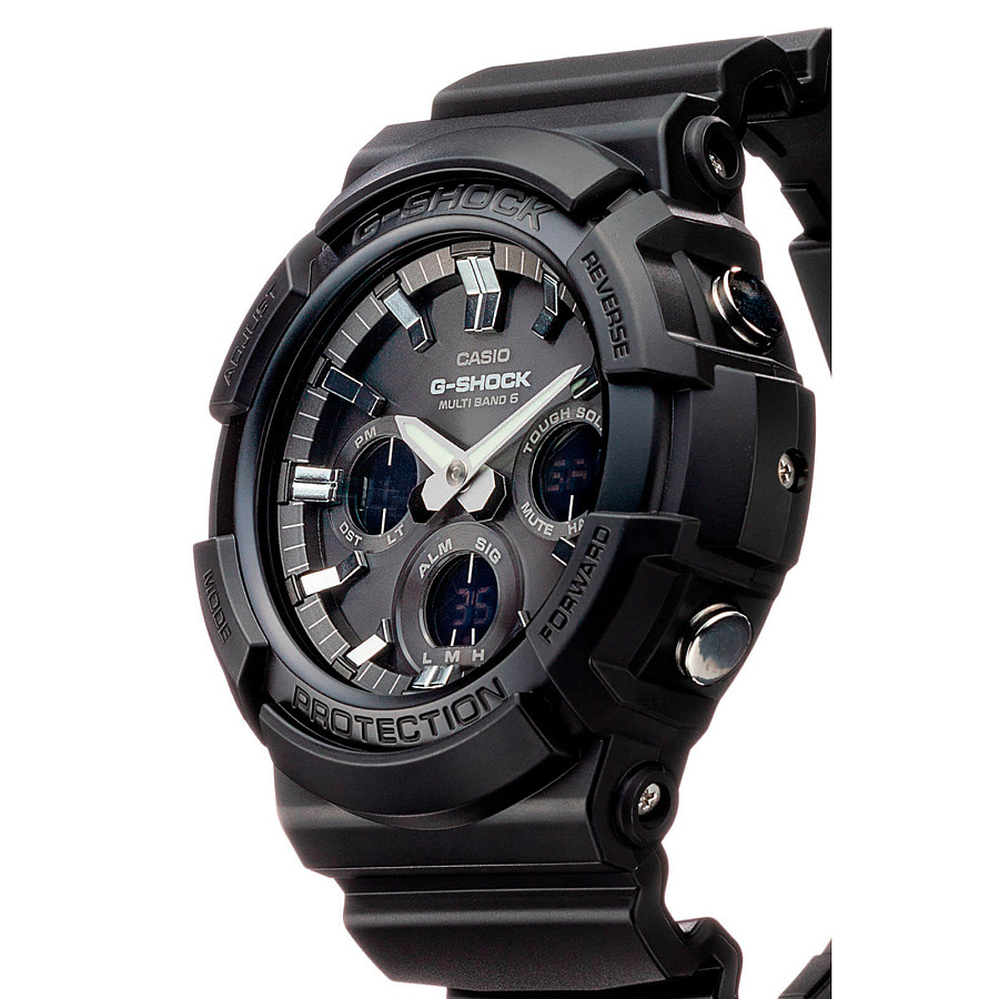 Часы Casio G-Shock GAW-100B-1A — пластик, мужские