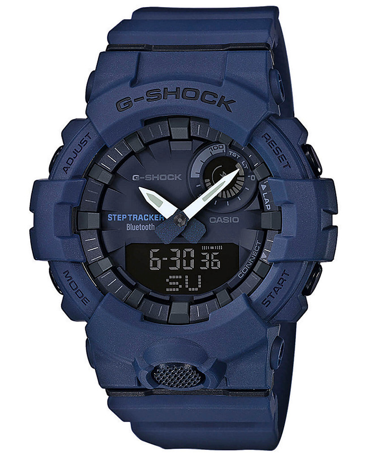 Часы Casio G-Shock GBA-800-2A — мужские, синий