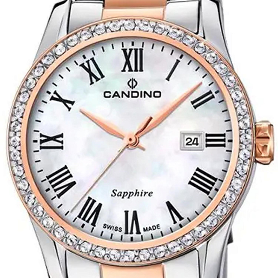 Часы Candino Elegance C4741/2 — кварцевые, металл сталь