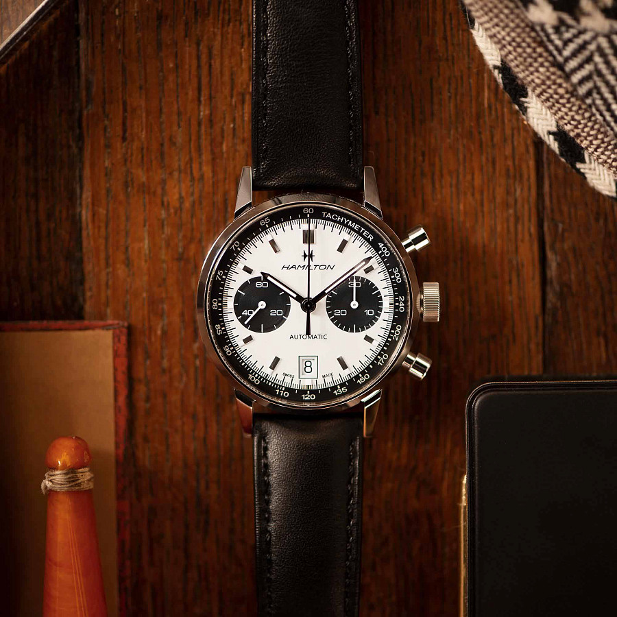 Часы Hamilton American Classic Intra-Matic Auto Chrono H38416711 — артикул H38416711, мужские