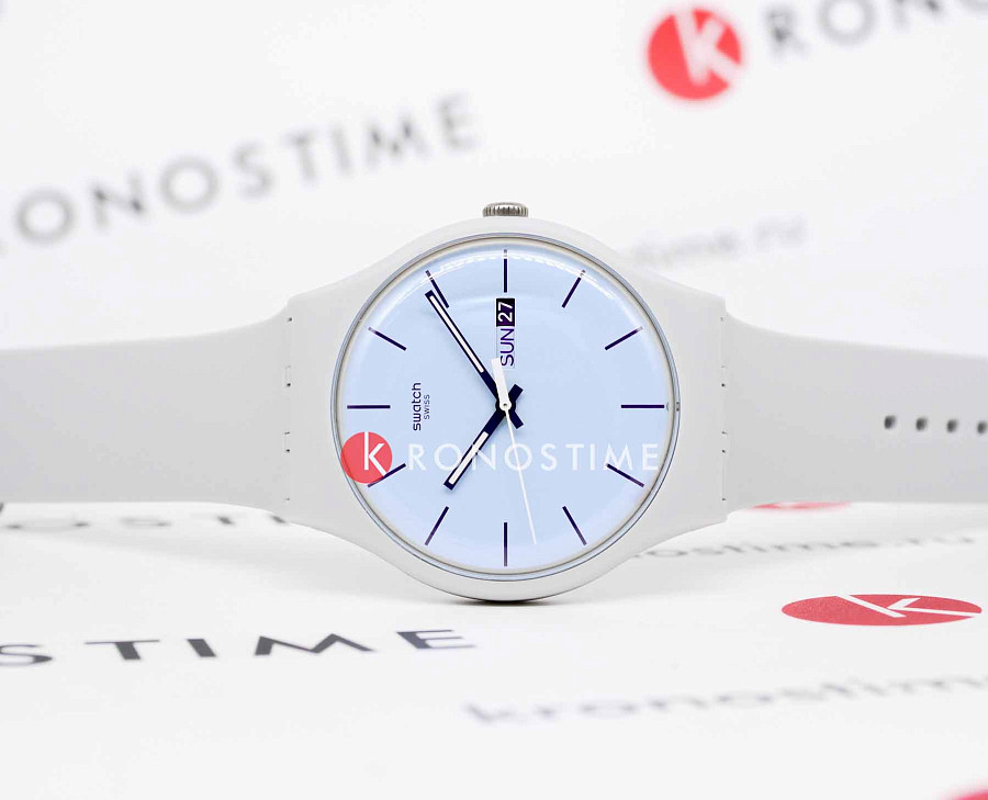 Часы Swatch New Gent Biosourced SO29M702 — кварцевые, пластик