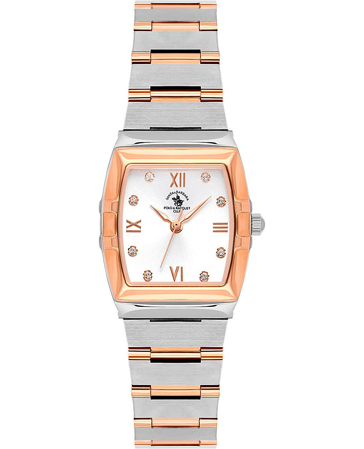 Часы Santa Barbara Polo & Racquet Club Unique SB.1.10624-6 — женские, белый