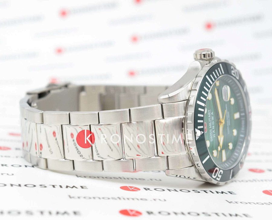 Часы Swiss Military Hanowa Offshore Diver SMWGH0005804 — нержавеющая сталь, мужские