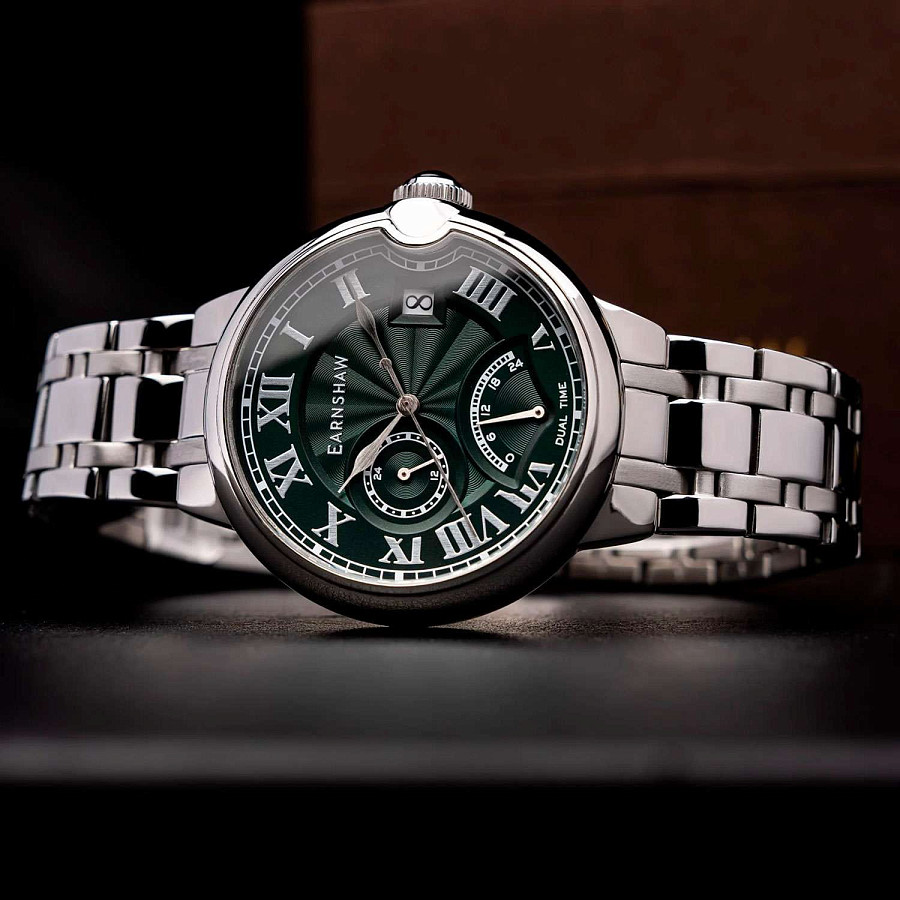 Часы Earnshaw Barallier ES-8288-88 — механические, сталь металл