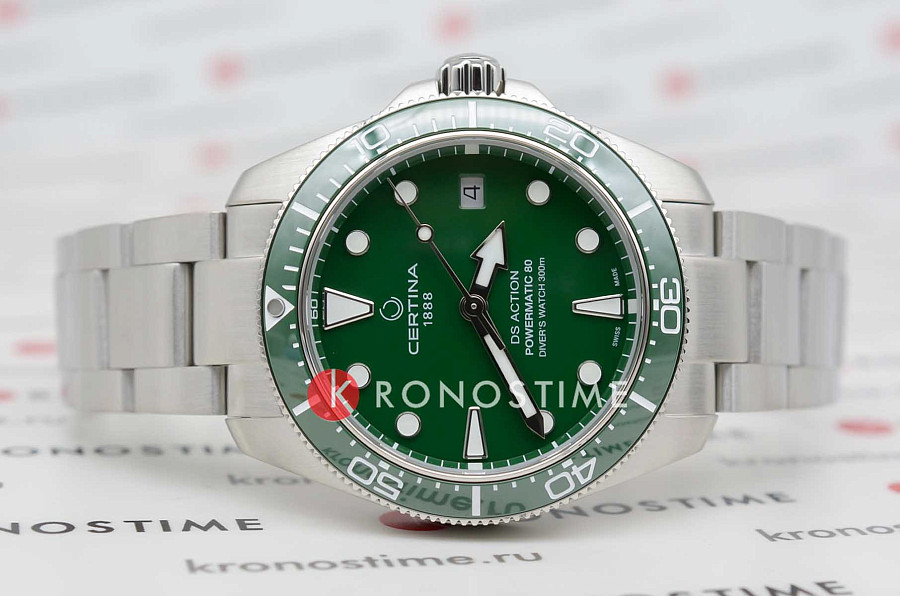 Часы Certina DS Action Diver C048.807.11.091.00 — механические, сталь металл