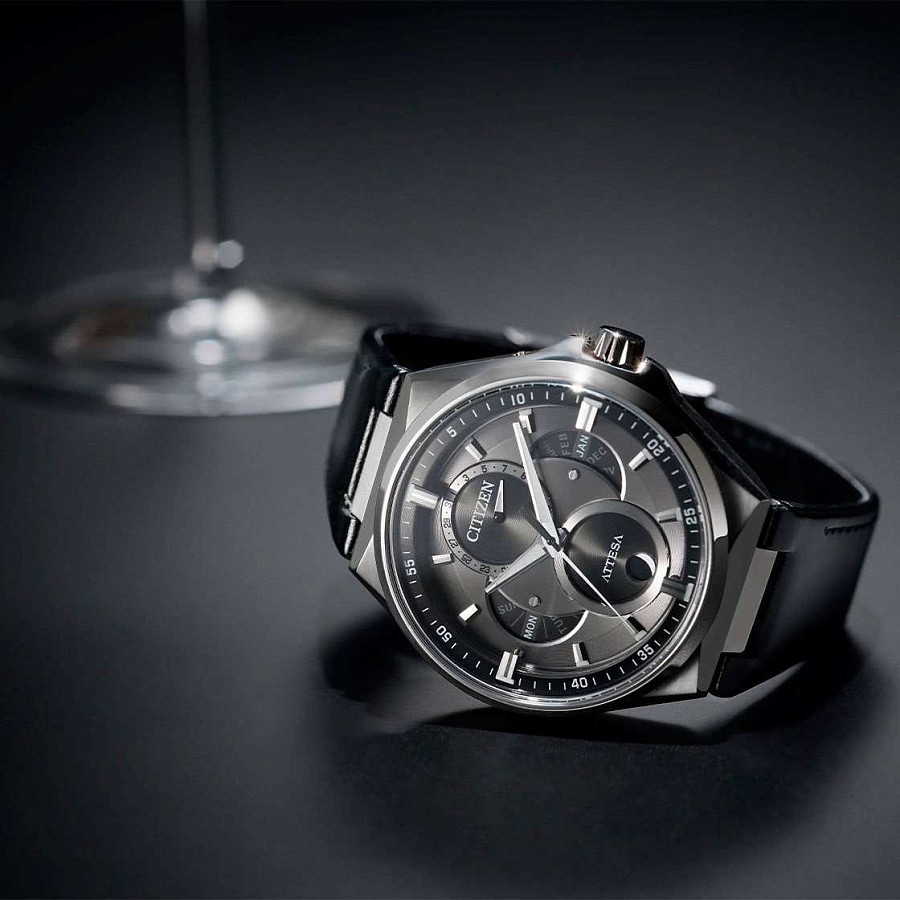 Часы Citizen Attesa BU0060-09H — серый, титан