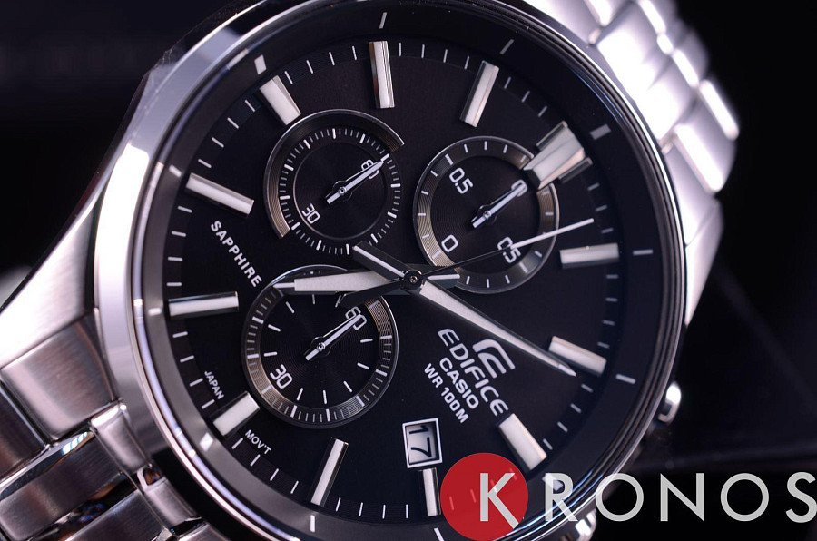 Часы Casio Edifice EFB-530D-1A — металл сталь, Япония
