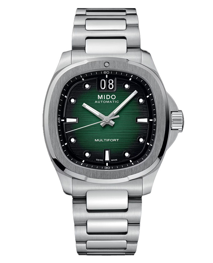 Часы Mido Multifort TV Big Date M049.526.11.091.00 — мужские, зеленый