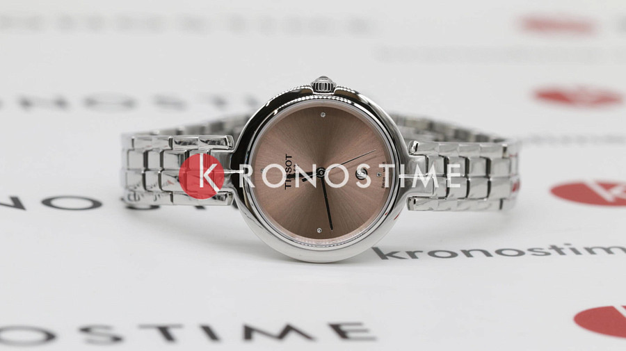 Часы Tissot Flamingo T094.210.11.336.00 — розовый, сталь