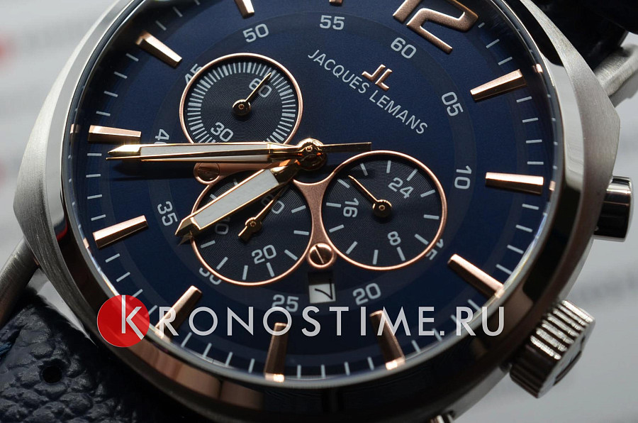 Часы Jacques Lemans 1-1645i — сталь металл, Австрия