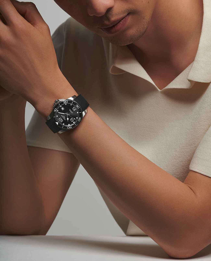 Часы Longines HydroConquest L3.781.4.56.9 — механические, Швейцария, мужские