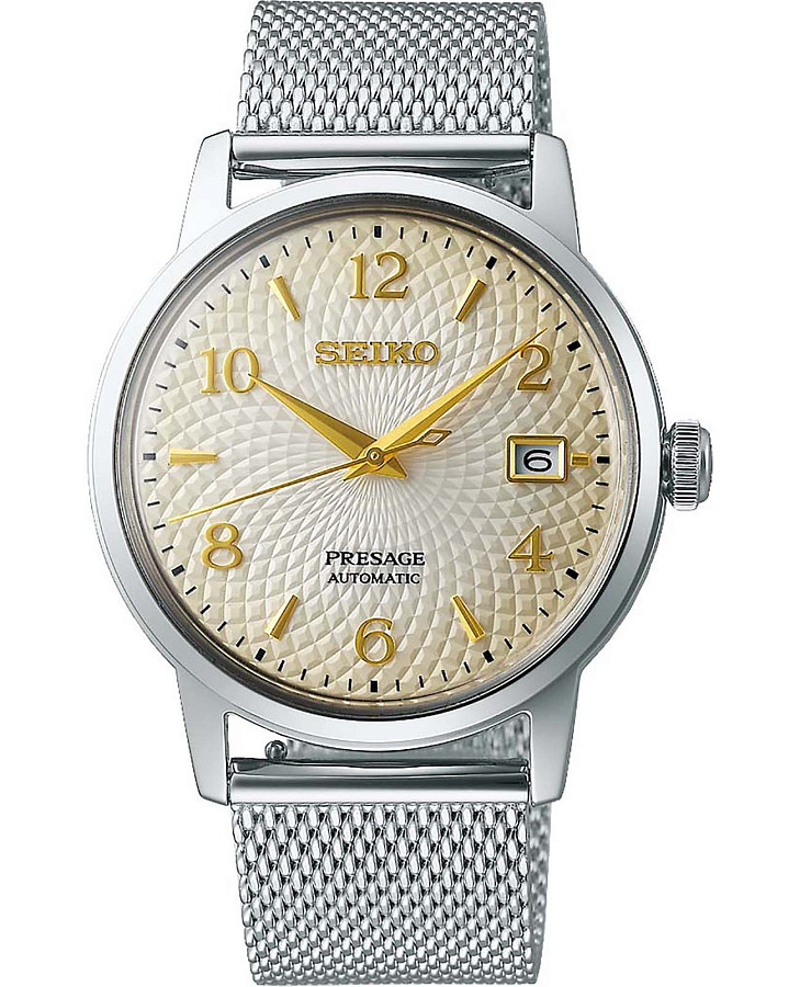Часы Seiko Presage SRPF37J1 — мужские, бежевый
