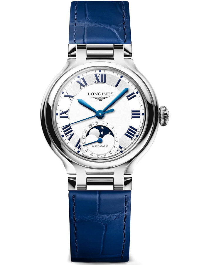 Часы Longines PrimaLuna L8.126.4.71.2 — женские, серебристый