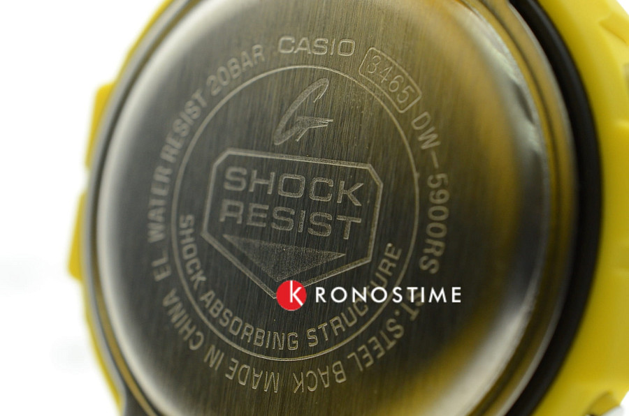Часы Casio G-Shock DW-5900RS-9 — желтый, Япония