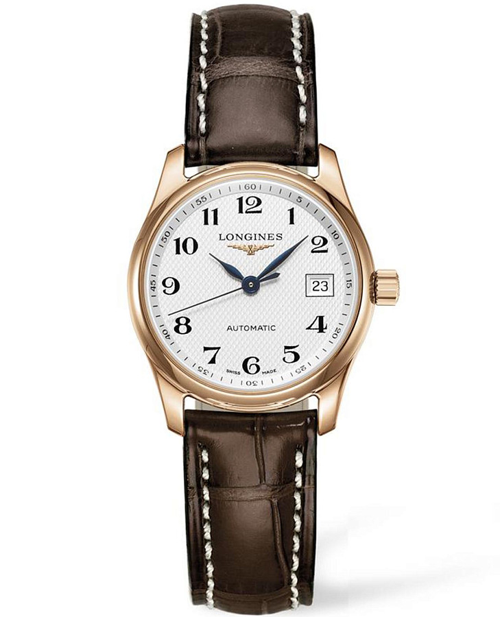 Часы Longines Master L2.257.8.78.3 — женские, белый