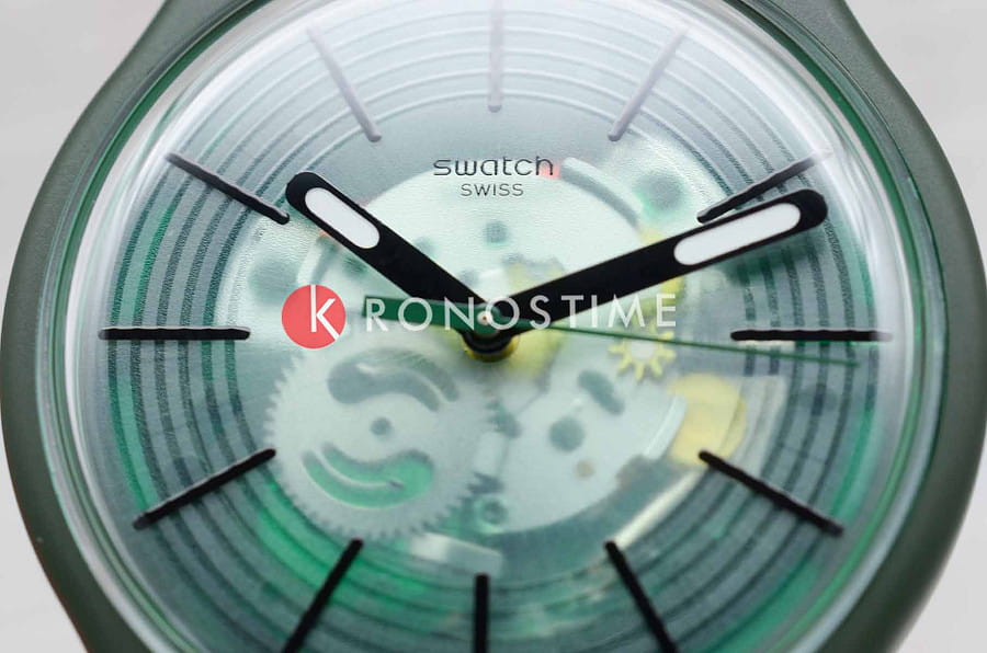 Часы Swatch Revealed In The Forest SO29G111 — силикон, мужские