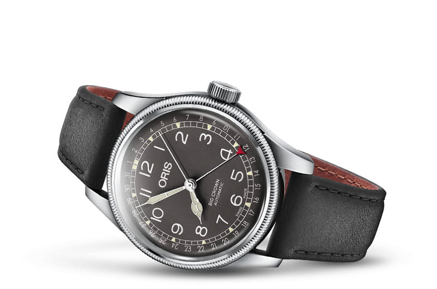 Часы Oris Big Crown Pointer Date 01 754 7741 4064-07 5 20 65 — механические, сталь
