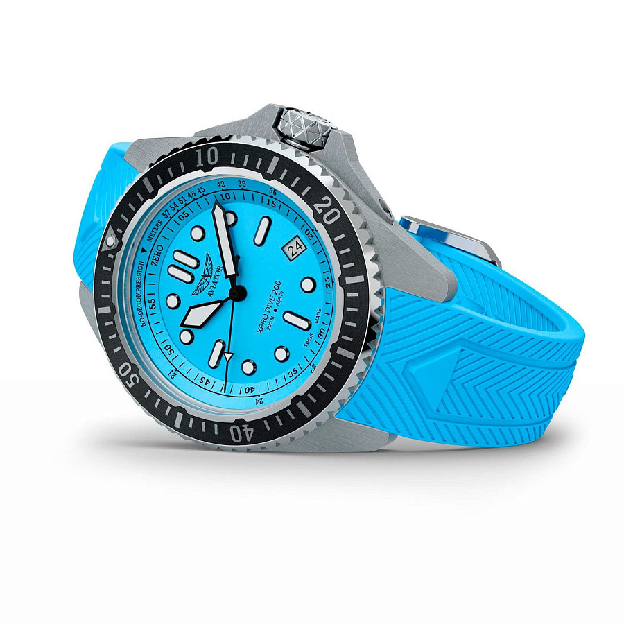Часы Aviator Xpro Dive 200 V.1.42.0.376.0 — кварцевые, сталь металл