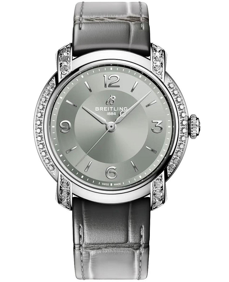Часы Breitling Lady Premier Automatic 36 A10310671M1P1 — женские, серебристый